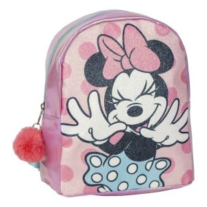 Sac à dos Casual Minnie Mouse Rose 19 x 23 x 8 cm