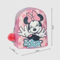 Casual Backpack Minnie Mouse Pink 19 x 23 x 8 cm