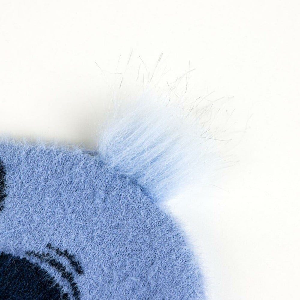 Kindermütze Stitch Blau