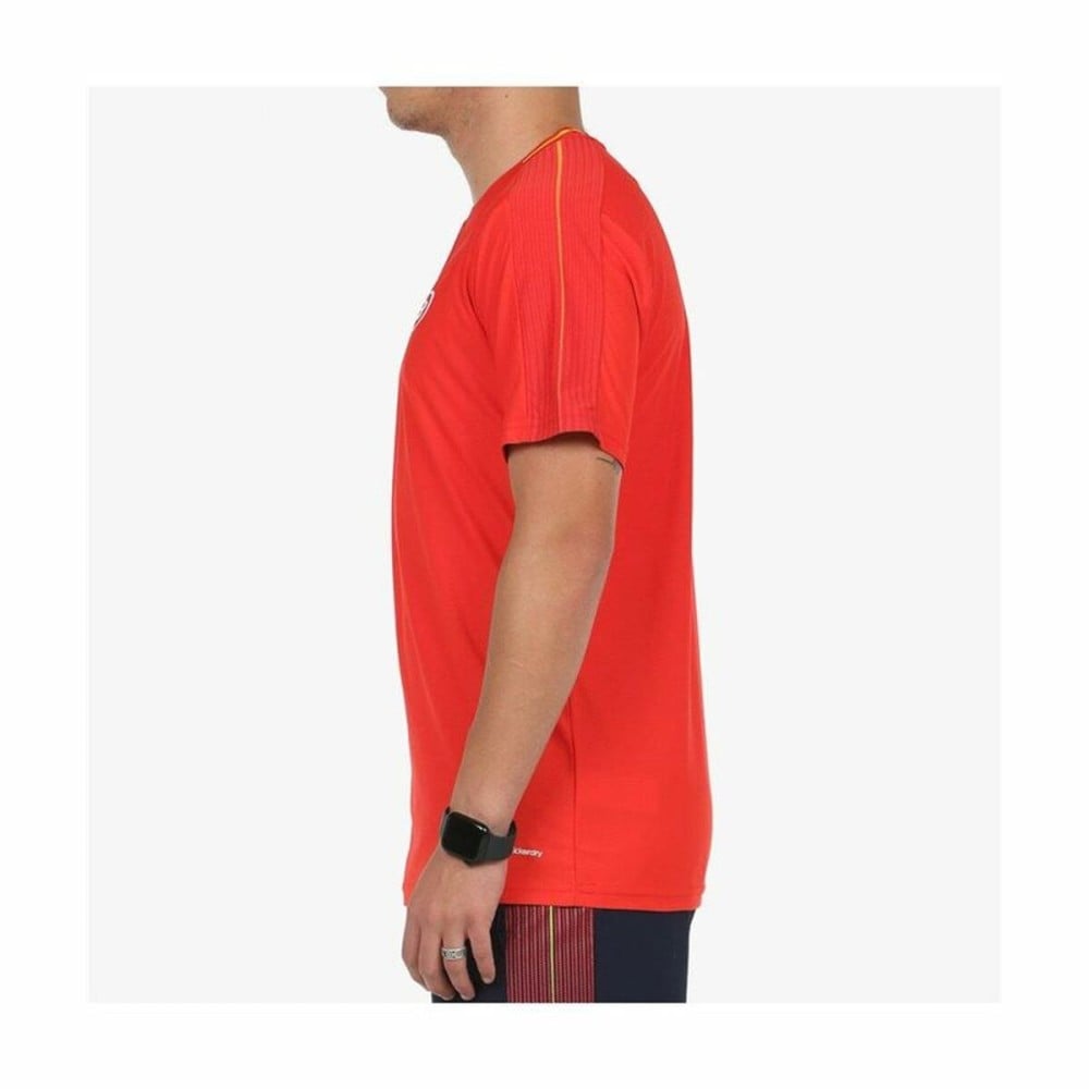 Men’s Short Sleeve T-Shirt Bullpadel Exudo  Red