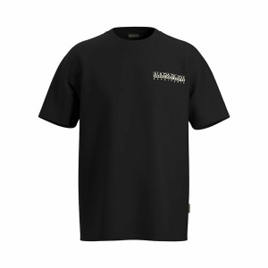 Men’s Short Sleeve T-Shirt Napapijri S-Gouin Black