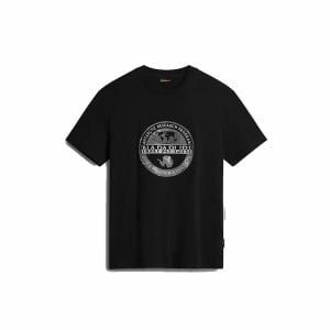 Men’s Short Sleeve T-Shirt Napapijri S-Bollo Black