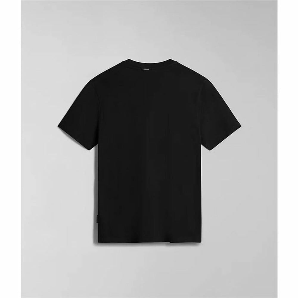 Herren Kurzarm-T-Shirt Napapijri S-Bollo Schwarz