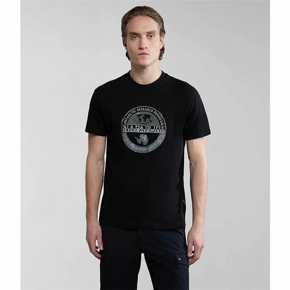 T-shirt à manches courtes homme Napapijri S-Bollo Noir