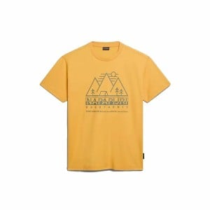 Men’s Short Sleeve T-Shirt Napapijri S-Faber Golden