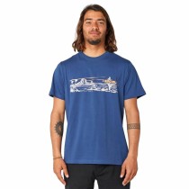 Herren Kurzarm-T-Shirt Rip Curl Paradise Land Blau