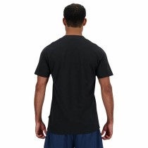 Herren Kurzarm-T-Shirt New Balance Essentials  Schwarz