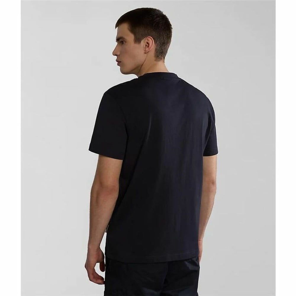 Men’s Short Sleeve T-Shirt Napapijri S-Faber Black