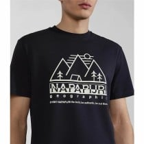 T-shirt à manches courtes homme Napapijri S-Faber Noir