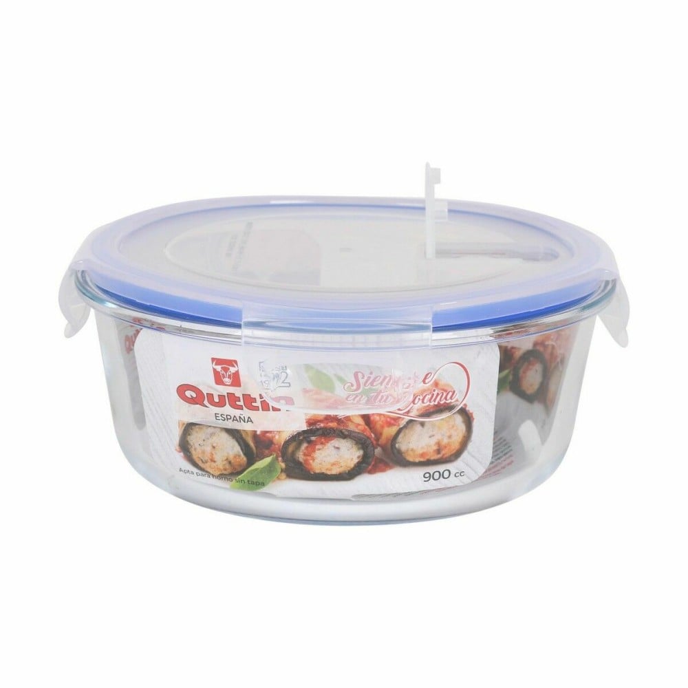 Boîte à lunch hermétique Quttin Ronde 900 ml (6 Unités)