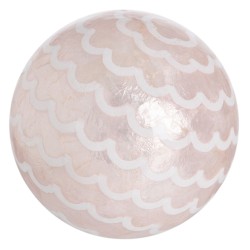 Balls CAPIZ Decoration Pink 10 x 10 x 10 cm (8 Units)