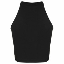 Sporttop für Frauen Fila  Cropped Schwarz