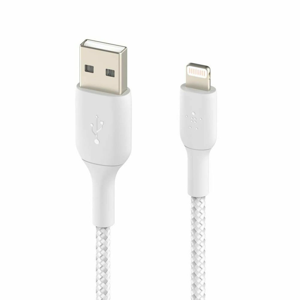 Câble USB vers Lightning Belkin CAA002BT1MWH Blanc 1 m