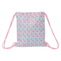 Backpack with Strings Moos Flores Multicolour 35 x 40 x 1 cm