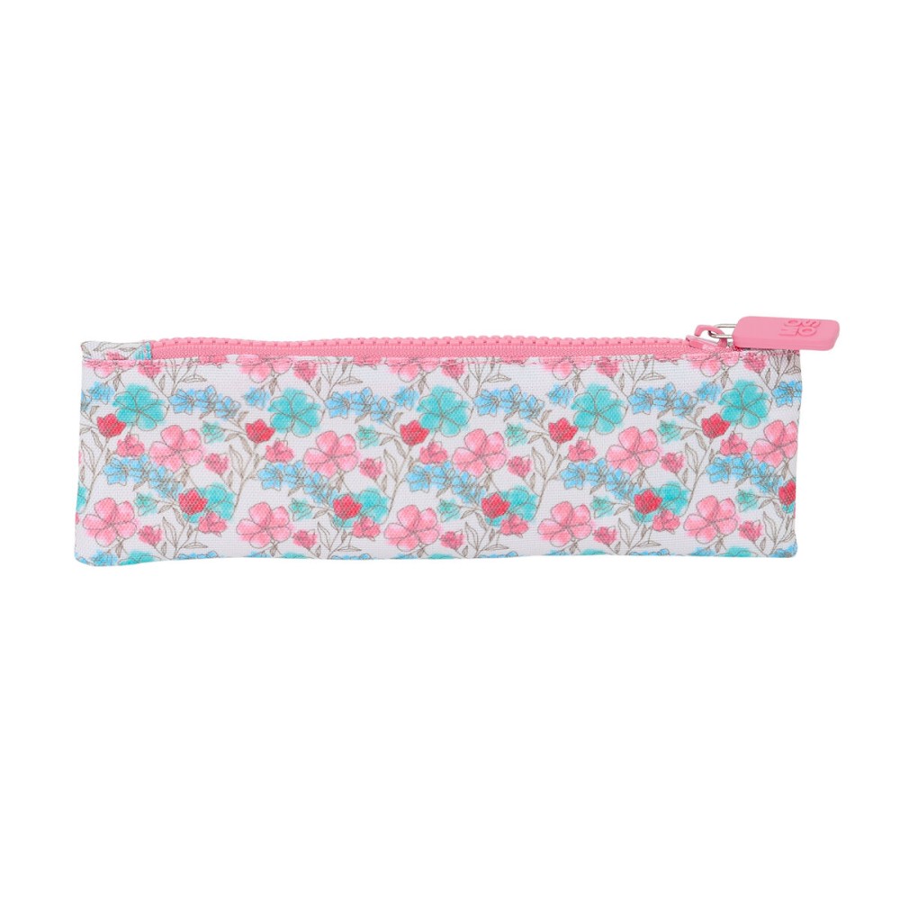 Trousse d'écolier Moos Flores Multicouleur 20 x 6 x 1 cm