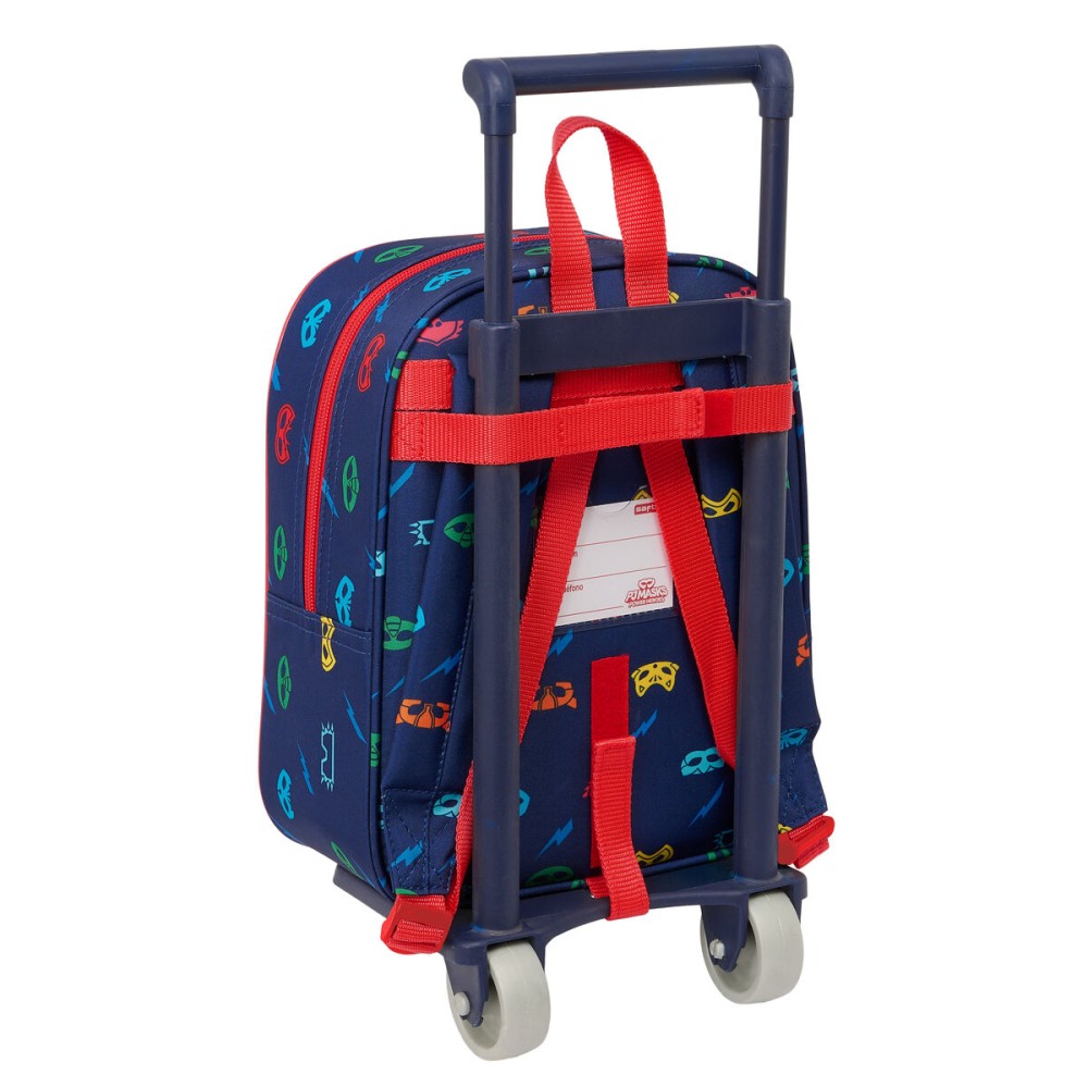 Cartable à roulettes PJ Masks Ready Blue marine 22 x 27 x 10 cm