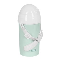 Bottle with Lid and Straw Miffy Menta Mint PVC 500 ml