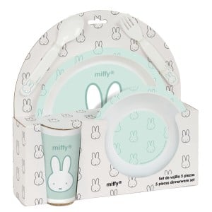 Kinder Geschirrset Miffy Menta (5 Stücke)