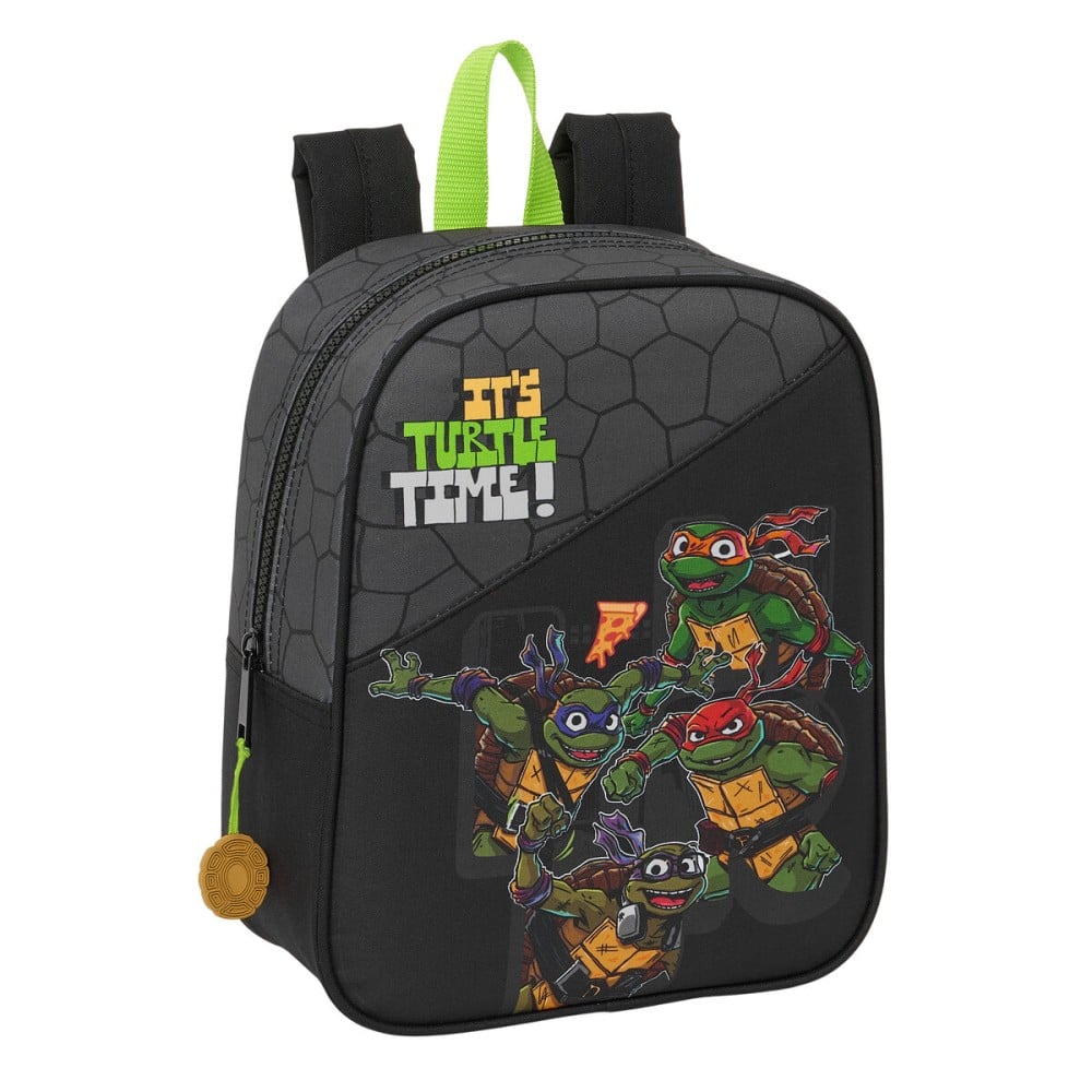 Cartable Teenage Mutant Ninja Turtles Noir Gris 22 x 27 x 10 cm