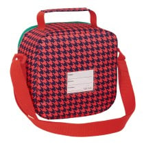 Thermal Lunchbox Nait Nait Pata de gallo coral Coral 20 x 20 x 15 cm