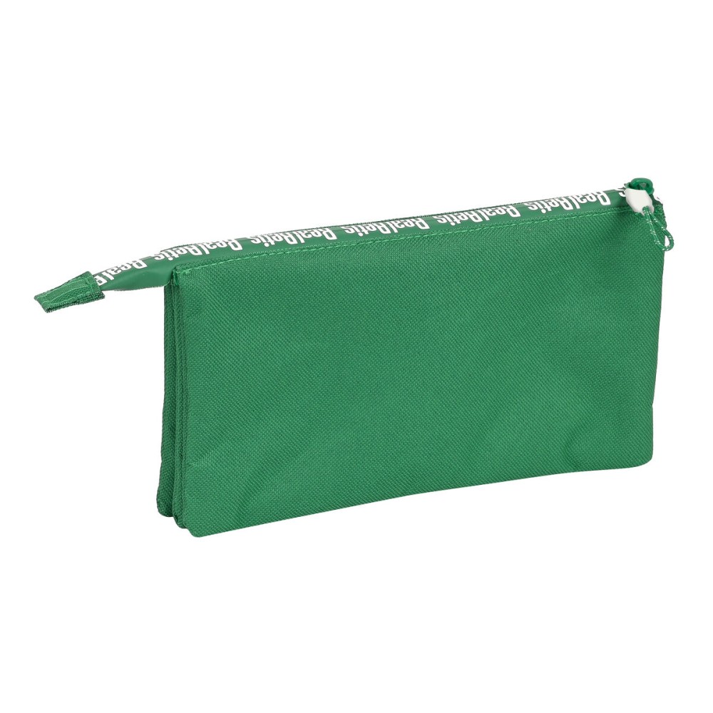 Trousse Fourre-Tout Double Real Betis Balompié Vert 22 x 12 x 3 cm