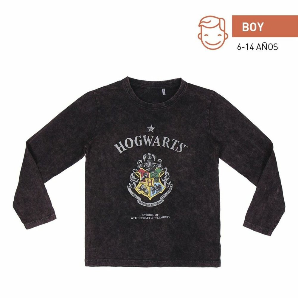 T-shirt à manches longues enfant Harry Potter Gris Gris foncé