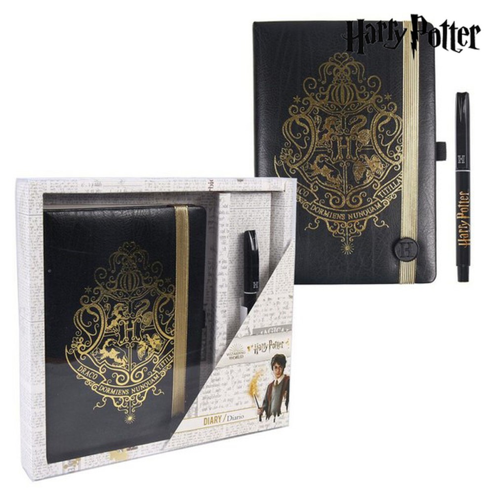 Papierwaren-Set Harry Potter Schwarz