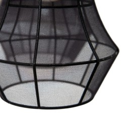 Deckenlampe 40 x 40 x 140 cm Schwarz Metall 27 cm