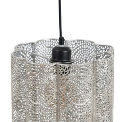 Deckenlampe 24 x 24 x 30,5 cm Metall Silber