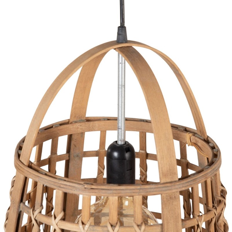 Ceiling Light 33,5 x 33,5 x 48,5 cm Natural Bamboo 220 V 240 V 60 W