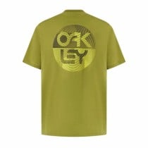 Short-sleeve Sports T-shirt Oakley Fingerprint B1B  Dark green