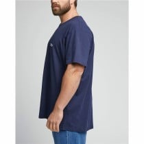 Short-sleeve Sports T-shirt Lee Ss Patch Logo  Blue