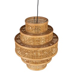 Suspension Naturel Bambou 41 x 41 x 48 cm