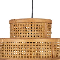 Ceiling Light Natural Bamboo 41 x 41 x 48 cm