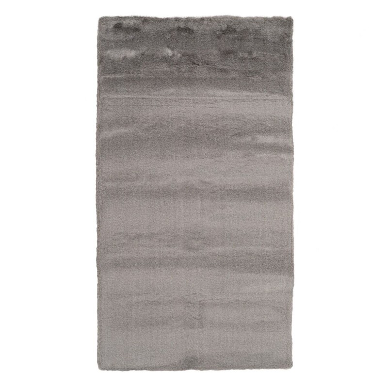 Tapis 80 x 150 cm Gris Polyester