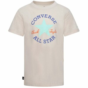 Child's Short Sleeve T-Shirt Converse Core Sse Salmon