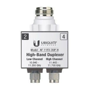 Câble Réseau Rigide UTP 6ème Catégorie UBIQUITI AF-11FX-DUP-L Blanc