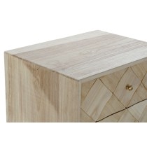 Schubladenschrank DKD Home Decor   Hellbraun Metall Kiefer Paulonia-Holz natürlich Moderne 45 x 35 x 93 cm