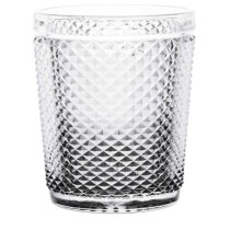 Glass Vivalto P00409B/BHA6-A Transparent Anthracite Glass Diamond 300 ml (6 Units)