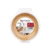 Air fryer paper Kinvara 23HD062103 20 x 20 x 4 cm Set Circular 20 Pieces (24 Units)