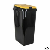 Poubelle recyclage Tontarelli Jaune 45 L (6 Unités)