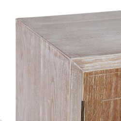 Konsolentisch mit Schubladen COUNTRY 90 x 35 x 80 cm natürlich Weiß Tannenholz Holz MDF