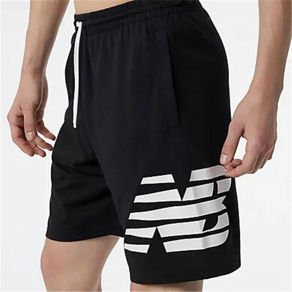 Hose für Erwachsene New Balance Sport Essentials Heathertech Schwarz Herren