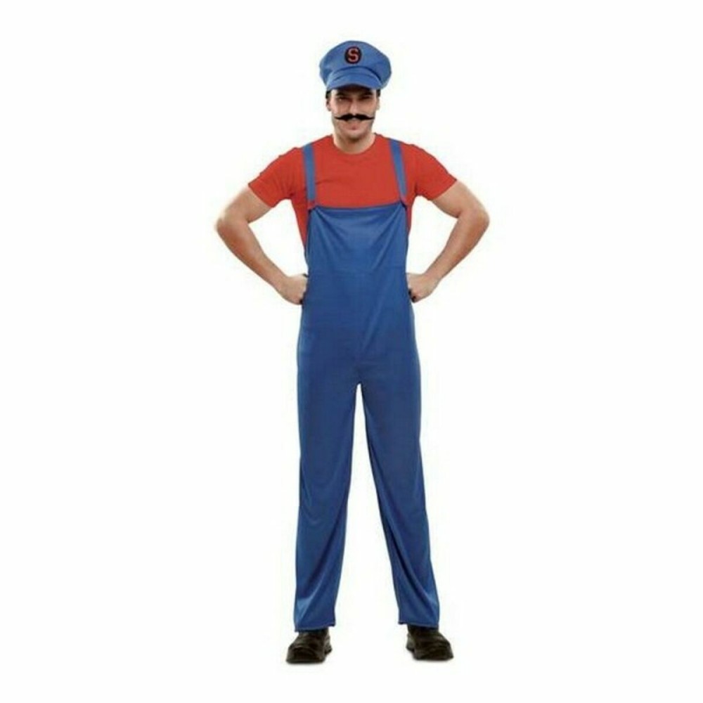 Costume for Adults Super Plumber My Other Me Red M/L