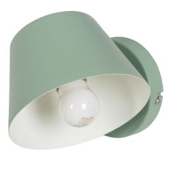 Wall Lamp Metal 16 x 16 x 12 cm Light Green