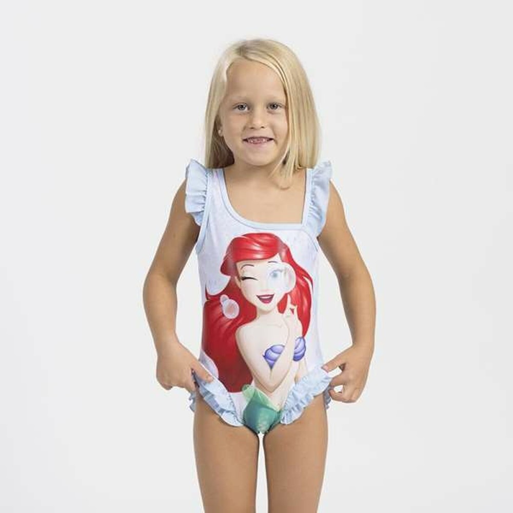 Maillot de Bain Fille Disney Princess Bleu clair Lila