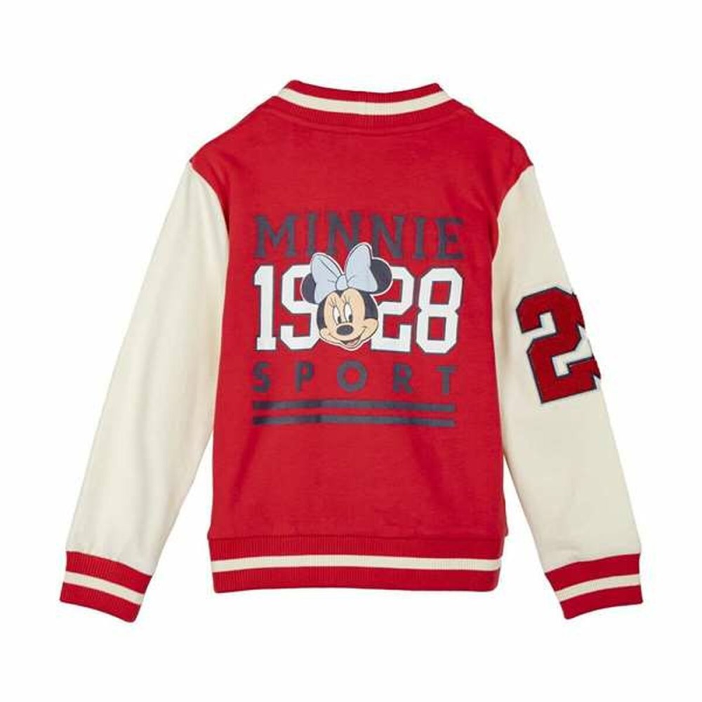 Veste de Survêtement pour Enfants Minnie Mouse Rouge