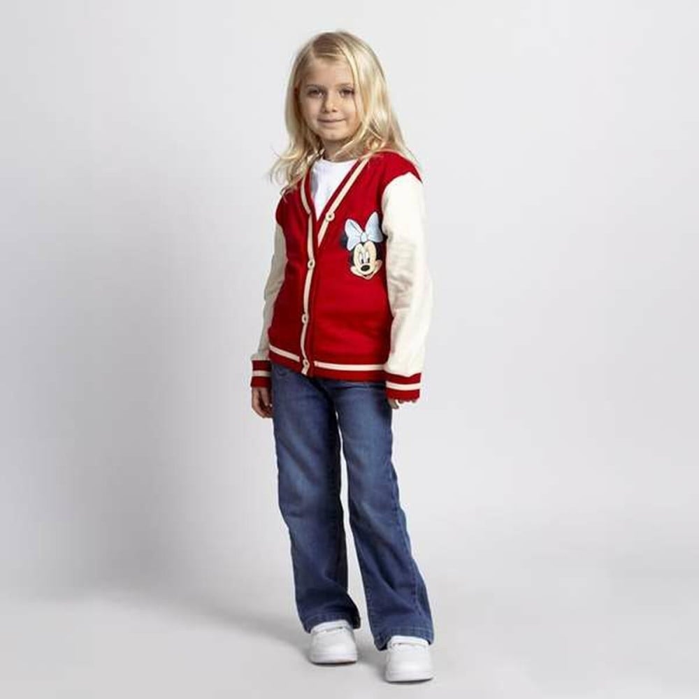 Veste de Survêtement pour Enfants Minnie Mouse Rouge