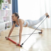 Trainingsstange mit Gummibändern und Übungsanleitung InnovaGoods (Restauriert A)