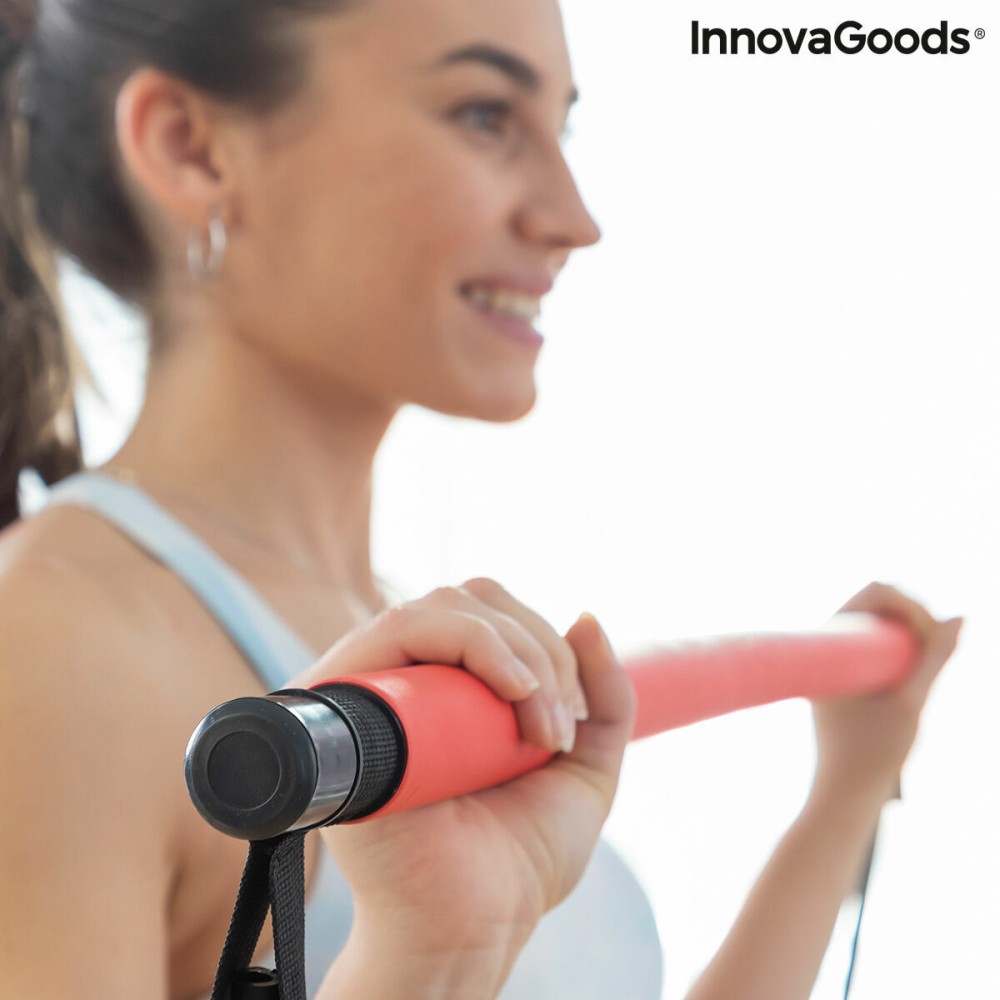 Barre de Fitness avec Élastiques et Guide d'Exercice InnovaGoods (Reconditionné A)